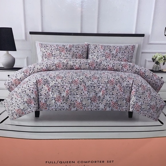 ♠️kate spade 100% Cotton Daisy Garden Full Queen Comforter Set 3-Piece - Picture 11 of 11